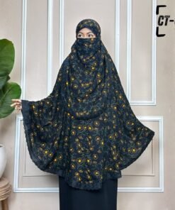 কটন প্রিন্টেড হিজাব - CT01