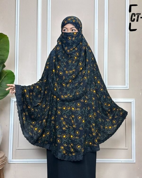 কটন প্রিন্টেড হিজাব - CT01