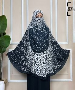 কটন প্রিন্টেড হিজাব - CT02