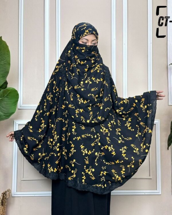 কটন প্রিন্টেড হিজাব - CT03