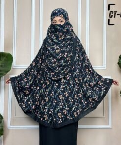 কটন প্রিন্টেড হিজাব - CT04