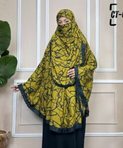 কটন প্রিন্টেড হিজাব - CT05