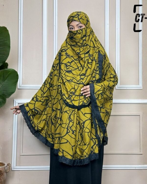 কটন প্রিন্টেড হিজাব - CT05