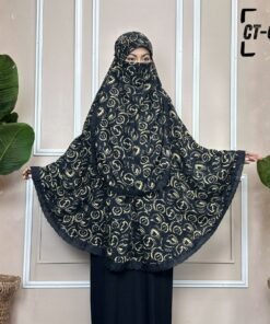 কটন প্রিন্টেড হিজাব - CT08