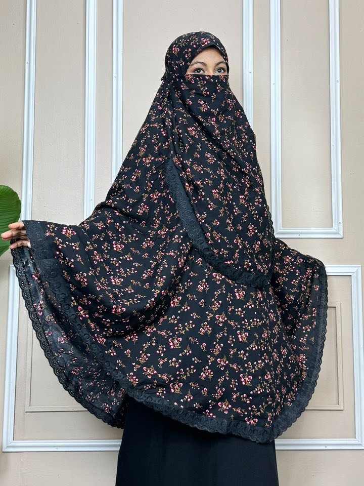 কটন প্রিন্টেড হিজাব - CT12