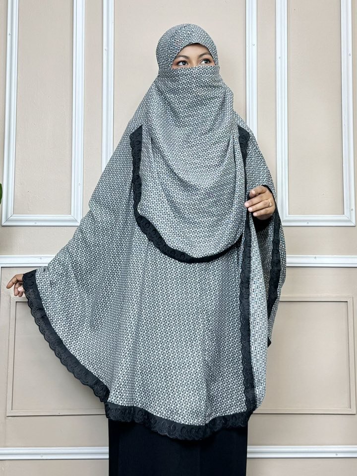 কটন প্রিন্টেড হিজাব - CT14