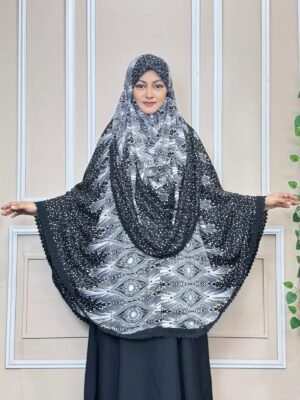 কটন প্রিন্টেড হিজাব - CT
